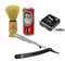 Derby -Arko Shaving Set (The Shave Factory Straight Razor + Brush + Premium Single Edge Blades + Soap)